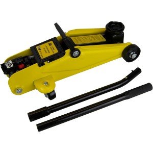 AA 2 Ton Car Jack AA3282 Lifting Range - For Cars/Vehicles - TUV/GS Approved - Includes Case/Instructions - Black Yellow -135mm to 330mm