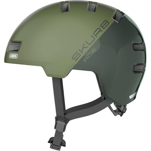 ABUS City Helmet Skurb ACE - Stylish Bicycle Helmet for Everyday Use for Skating, BMX Riding or Longboarding