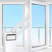HOOMEE Door and Window Seal for Mobile Air Conditioners, Tumble Dryers, Exhaust Dryer, Air Stop for Attaching to Wing Windows and Balcony Doors, 600 cm