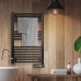 Cecotec Ready Warm 9100 Smart Towel Electric Bathroom Radiator Black 500 W, LED Display, Touch Control, Weekly Programmer, 3 Modes, Selectable Temperature and Maximum Safety with IP24