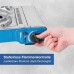 Campingaz Camp'Bistro Gaskocher, Campingkocher 1-flammig, 2.200 Watt Leistung, kompakter 1-Brenner Outdoor-Gaskartuschenkocher mit Tragekoffer