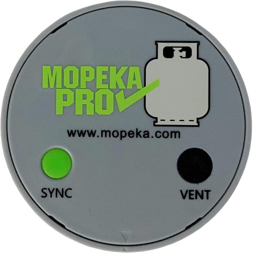 Mopeka Tank Sensor with Magnets for Steel LP Tanks, No Spacer, Grey