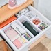 8-Piece Drawer Organiser, Storage Box for Home, Washable Storage Box, Bath Makeup Organiser, Office & Home Storage Box, Transparent Storage Box.