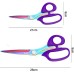 CCR Dressmaking Scissors, Fabric Scissors, Multi-Purpose Heavy Duty Sewing Scissors Made of Titanium-Coated Stainless Steel, Sewing Fabric Scissors, Leather Dressmaking Scissors, Professional Craft,