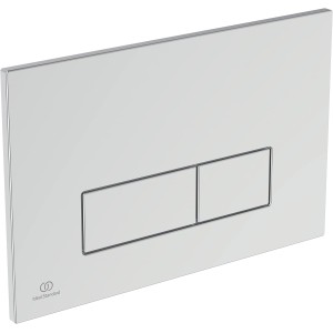 Ideal Standard Oleas Actuator Plate for ProSys Toilet Cisterns - 2 Quantities Mechanical Push Buttons Made of ABS Plastic