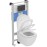 Ideal Standard Oleas Actuator Plate for ProSys Toilet Cisterns - 2 Quantities Mechanical Push Buttons Made of ABS Plastic