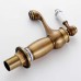 Antique Bathroom Sink Mixer Tap Antique Brass Ceramic Basin Mixer Tap Single Lever Mixer Tap Retro Classic Mixer Tap Cold/Hot Water Tap