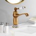 Antique Bathroom Sink Mixer Tap Antique Brass Ceramic Basin Mixer Tap Single Lever Mixer Tap Retro Classic Mixer Tap Cold/Hot Water Tap