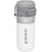 Stanley Quick Flip Water Bottle, Stainless Steel, 0.47 L, Keeps Drinks Cold for 7+ Hours, BPA-Free, Dishwasher-Safe, Push Button Lid, Leak-Proof Thermos Flask, Polar (White)