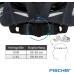 Fischer Adult Bicycle Helmet, Cycling Helmet, City Helmet, Urban Plus, S/M or L/XL, with Integrated LED Rear Light