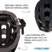 Fischer Adult Bicycle Helmet, Cycling Helmet, City Helmet, Urban Plus, S/M or L/XL, with Integrated LED Rear Light