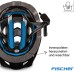 Fischer Adult Bicycle Helmet, Cycling Helmet, City Helmet, Urban Plus, S/M or L/XL, with Integrated LED Rear Light