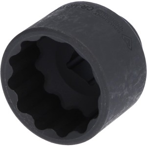 BRILLIANT TOOLS BT022683 1/2-Inch Impact Socket 12-Point 36 mm Short [Powered by KS Tools]