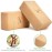 BACKLAxx ® Yoga Block Cork - 100% Natural Yoga Block Sustainable - Yoga Block Skin Friendly and Ecologically Produced Including Application Videos - Yoga Blocks Yoga Block