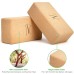 BACKLAxx ® Yoga Block Cork - 100% Natural Yoga Block Sustainable - Yoga Block Skin Friendly and Ecologically Produced Including Application Videos - Yoga Blocks Yoga Block