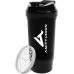 FYRA Protein Shaker 700 ml with Container - Powder Compartment - Protein Shaker, BPA-Free with Strainer and Scale for Whey and BCCA Shakes, Gym Fitness Cup for Isolate and Diet Sports Concentrates