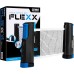 GEWO Table Tennis Net FleXX - Table Tennis Net for Any Table - Adjustable Anti Slip Clamps for Table Tennis Net to Go - Up to 2 m Extendable for Table Thickness up to 5 cm, Net Height 15.25 cm
