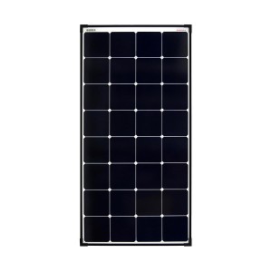 enjoy solar Mono 120W 12V Ultra SunPower Back-Contact Solar Panel Solar Panel Photovoltaic Module with Black Frame and White Back Sheet, Ideal for Motorhome, Garden Shed, Boat