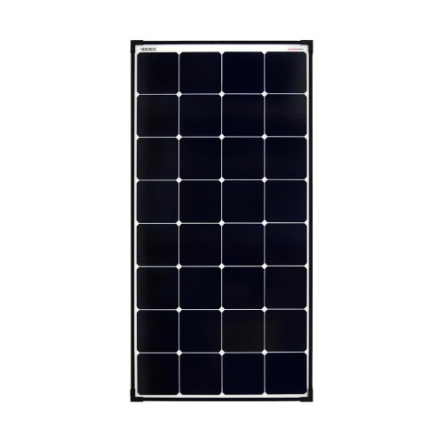 enjoy solar Mono 120W 12V Ultra SunPower Back-Contact Solar Panel Solar Panel Photovoltaic Module with Black Frame and White Back Sheet, Ideal for Motorhome, Garden Shed, Boat