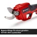 Einhell GE-LS 18 Li-Solo Power X-Change акумулаторни ножици за подрязване, 18 V Li-Ion, дебелина на клоните до 28 mm, остриета с байпас, предпазен прекъсвач и мека ръкохватка (батерия и зарядно устройство не са включени)