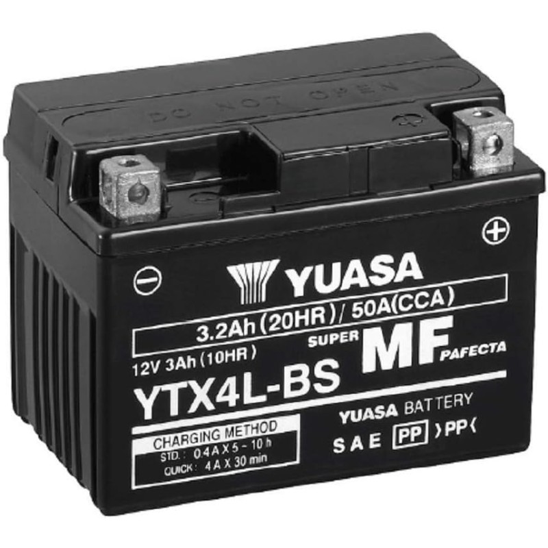 Yuasa AGM SLA YTX4L Replacement Battery