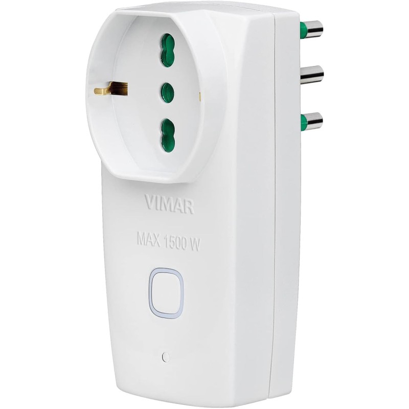 Vimar adapter S17 + universal + switch + WIFI 1500 W white 00335.B