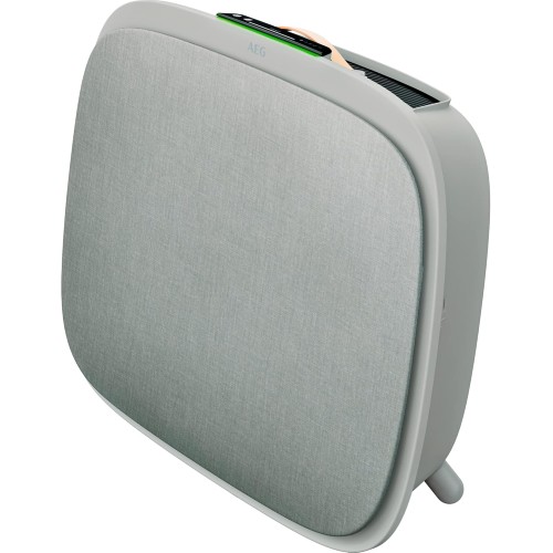 AEG AX71-304GY Air Purifier / Eliminates 99.9% Airborne Bacteria / Automatic Mode / Air Quality Display / Powerful Filter / App Control / Timer / up to 60 m² / Customisable / Grey