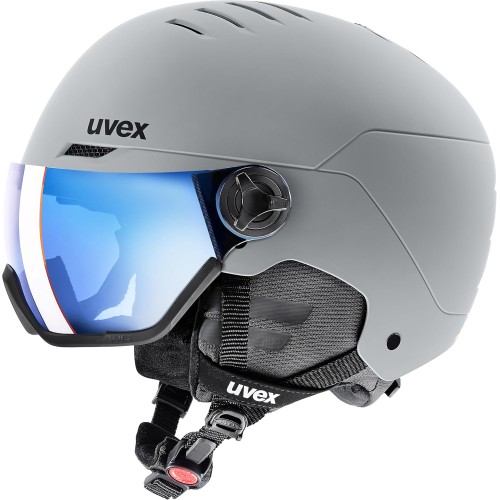 uvex Wanted Visor Ski Helmet – Navy Matte