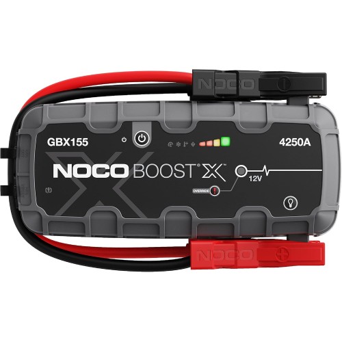 NOCO Boost X GBX155: 4250A UltraSafe Jump Starter Power Bank - 12V Lithium Jump Starter & Starter Cable - Portable Booster for Petrol Engines up to 10.0 L & Diesel up to 8.0 L