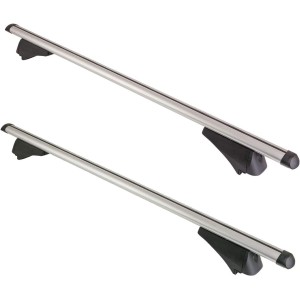 Summit SUM-004 Aluminium Roof Bars (one pair) for cars with grooved profiles 4ft