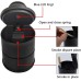 Car LED Ashtray with Lid and LED Light for Cup Holder, Car Ashtray, Portable Cylinder Travel Ashtray with Blue LED Light Indicator for Car, Vehicle, Truck