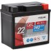 Cartec Motorcycle battery YTX5L-BS, 4Ah, 80A, gel technology motorcycle starter battery, OEM quality, cycle-resistant, storage-free, maintenance-free