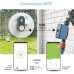 Garza - Wifi Automatic Watering Controller with Additional Smart Hub Plug, Watering Control for Outdoor Use, WiFi 2.4 GHz, Remote Control via App.