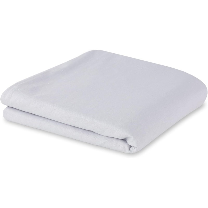 Totsy Baby Side Sleeper Pillow Cover, Cotton, 40 x 145 cm - Pillowcase for Oblong Pillow, Grey