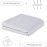 Totsy Baby Side Sleeper Pillow Cover, Cotton, 40 x 145 cm - Pillowcase for Oblong Pillow, Grey