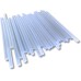 BRIMIX Pack of 50 11mm x 200mm Clear Silicone Heating Rods 11mm x 200mm Extra Long for Crafts and Crafts Ideal Replacement for Your Silicone Gun