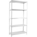 Simonrack Advantage Heavy Duty Shelving Unit 180 x 80 x 30 cm Metal Shelving Basement Shelf Bending 75 kg 5 Shelves White