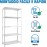 Simonrack Advantage Heavy Duty Shelving Unit 180 x 80 x 30 cm Metal Shelving Basement Shelf Bending 75 kg 5 Shelves White