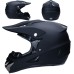 UIGJIOG Motocross Helm Matte Schwarz, Herren Crosshelm mit Brillen Maske Handschuhe, Unisex Fullface Cross Helm Downhill Quad Enduro ATV Motorrad Schutzhelm für Herren Damen
