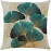 COWORK Set of 4 Cushion Covers, Cotton Linen Throw Cushion Covers Decorative Square Sofa Cushion Cover for Home Decor Favour, 45 x 45 cm with Invisible Zip (Style 18)