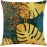 COWORK Set of 4 Cushion Covers, Cotton Linen Throw Cushion Covers Decorative Square Sofa Cushion Cover for Home Decor Favour, 45 x 45 cm with Invisible Zip (Style 18)
