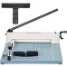 VEVOR Paper Cutter 44cm A4 Cutter Ruler Cutter Safety Release Max Cutting Thickness 3.5cm Steel Paper Trimmer for Paper Photo