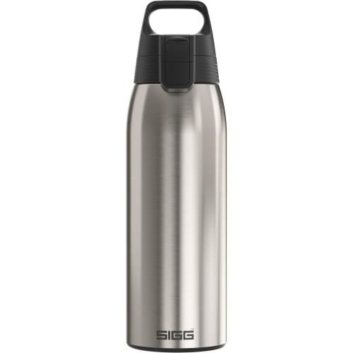 SIGG Stainless Steel Drinking Bottle, Shield ONE, Suitable for Carbonated Drinks, Leak-Proof, Feather-Light, BPA-Free, 0.75 L