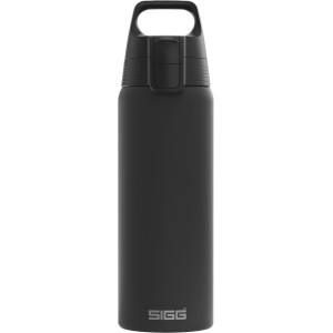 SIGG Stainless Steel Drinking Bottle, Shield ONE, Suitable for Carbonated Drinks, Leak-Proof, Feather-Light, BPA-Free, 0.75 L