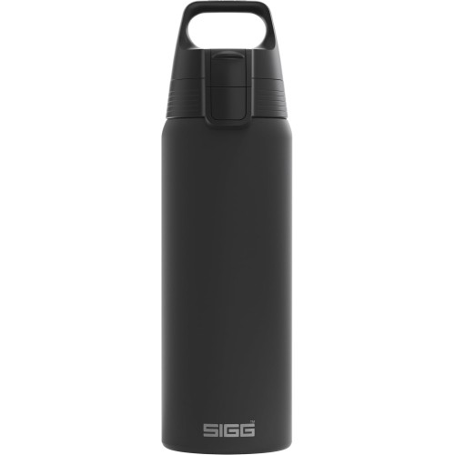 SIGG Stainless Steel Drinking Bottle, Shield ONE, Suitable for Carbonated Drinks, Leak-Proof, Feather-Light, BPA-Free, 0.75 L
