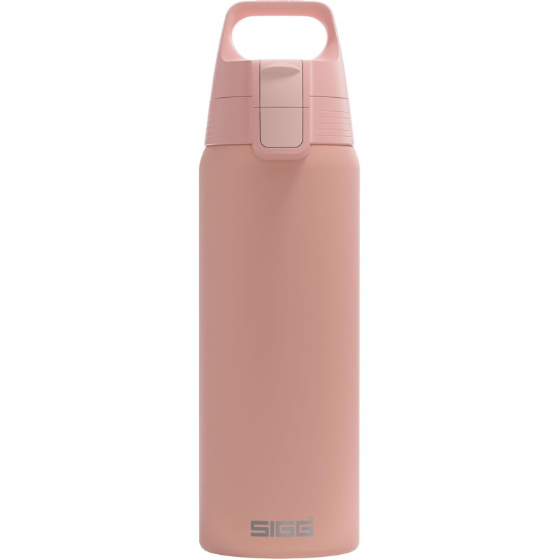 SIGG Stainless Steel Drinking Bottle, Shield ONE, Suitable for Carbonated Drinks, Leak-Proof, Feather-Light, BPA-Free, 0.75 L