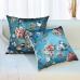 JOTOM Cushion Cover for Home Living Room Sofa Cushion Cover 45 x 45 cm Set of 2 (Bird)