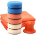 Polishing Sponge, SPTA Sponge Set, Handmade Sponge Set, Polishing Pads, Including Three Hardness Sponges and Microfibre Removal Cloth