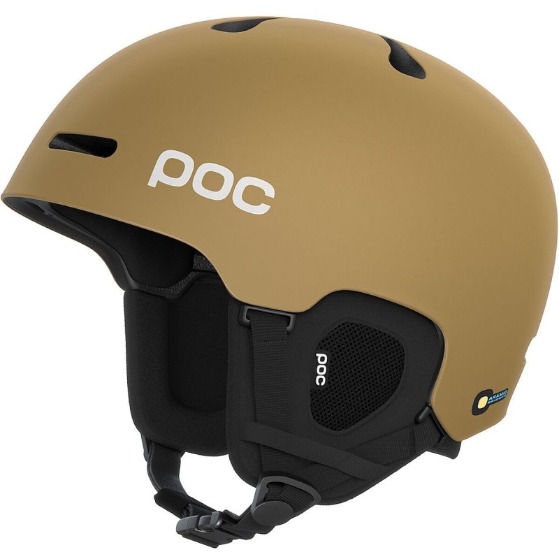 POC Fornix MIPS - Lightweight Ski and Snowboard Helmet for Optimal Protection on the Slopes, Ski Touring and Freeriding, Aragonite Brown Matt, 51-54 cm