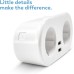 GARZA ENCHUFE SMART WIFI 2 TOMAS Y 2 USB, Power Diode, White